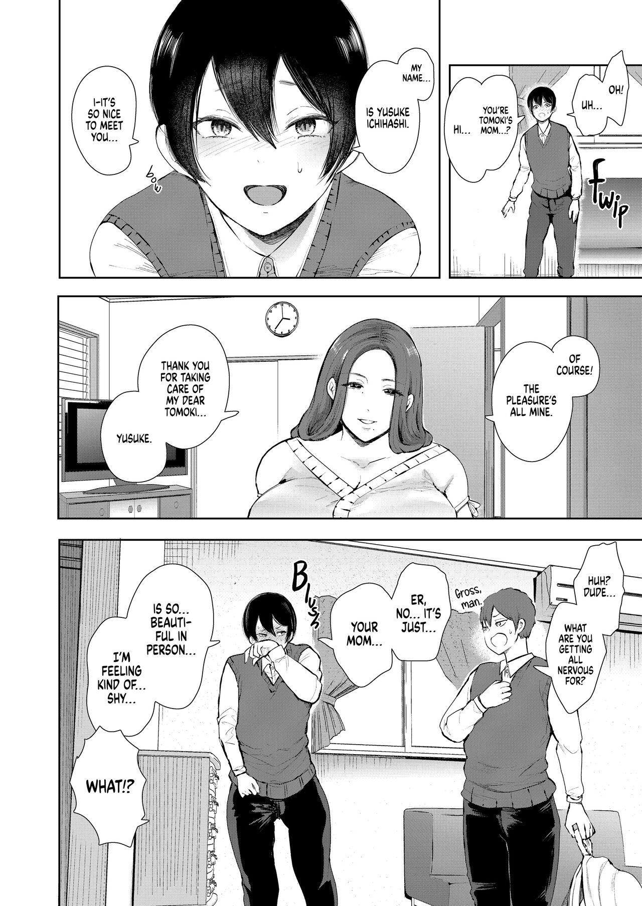 Mukashi no Uwaki Aite no Ko ga Jitsu wa Watashi no Musuko no Doukyuusei de page 8 full