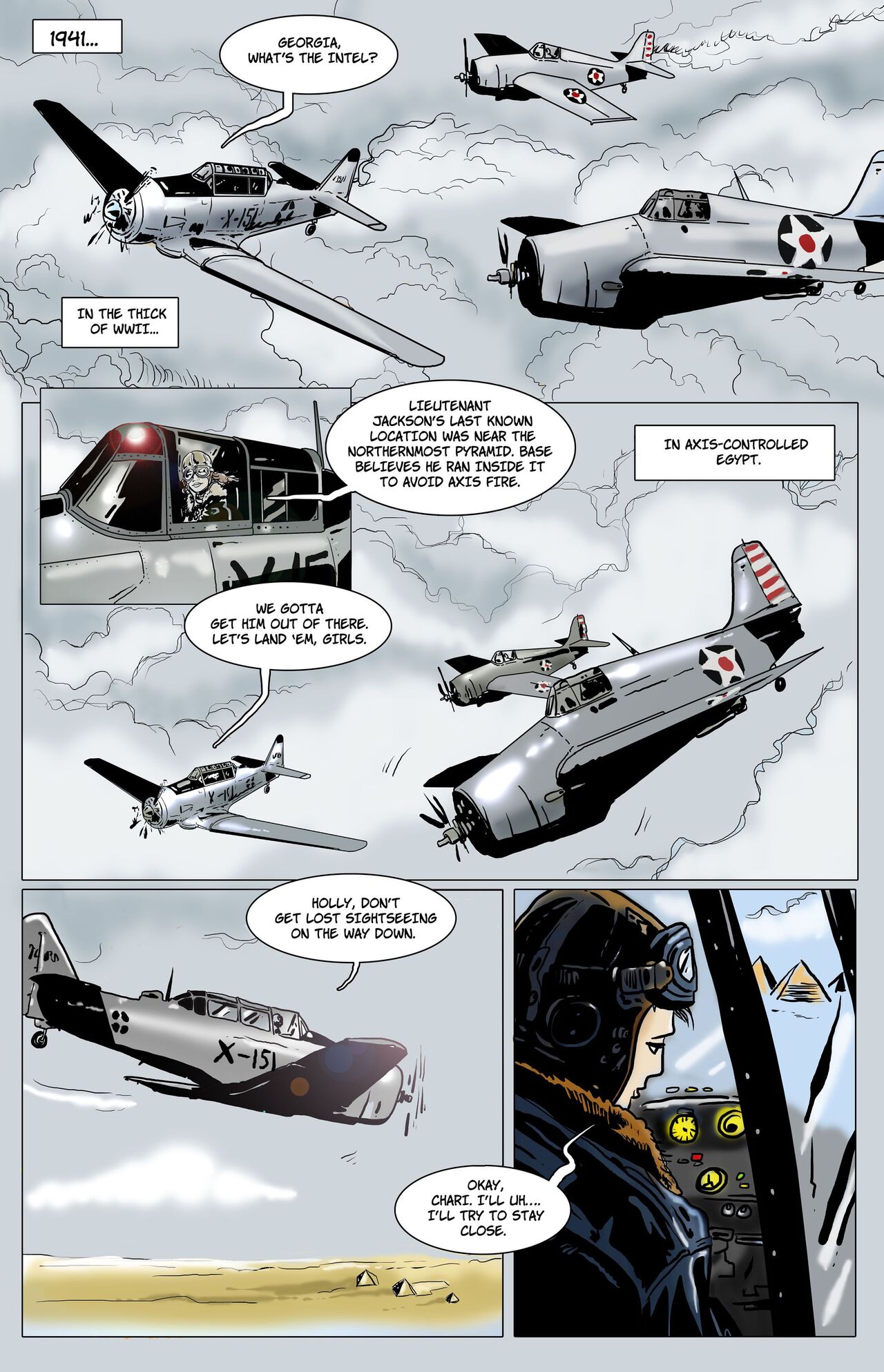 The Thunderous Three page 2 full