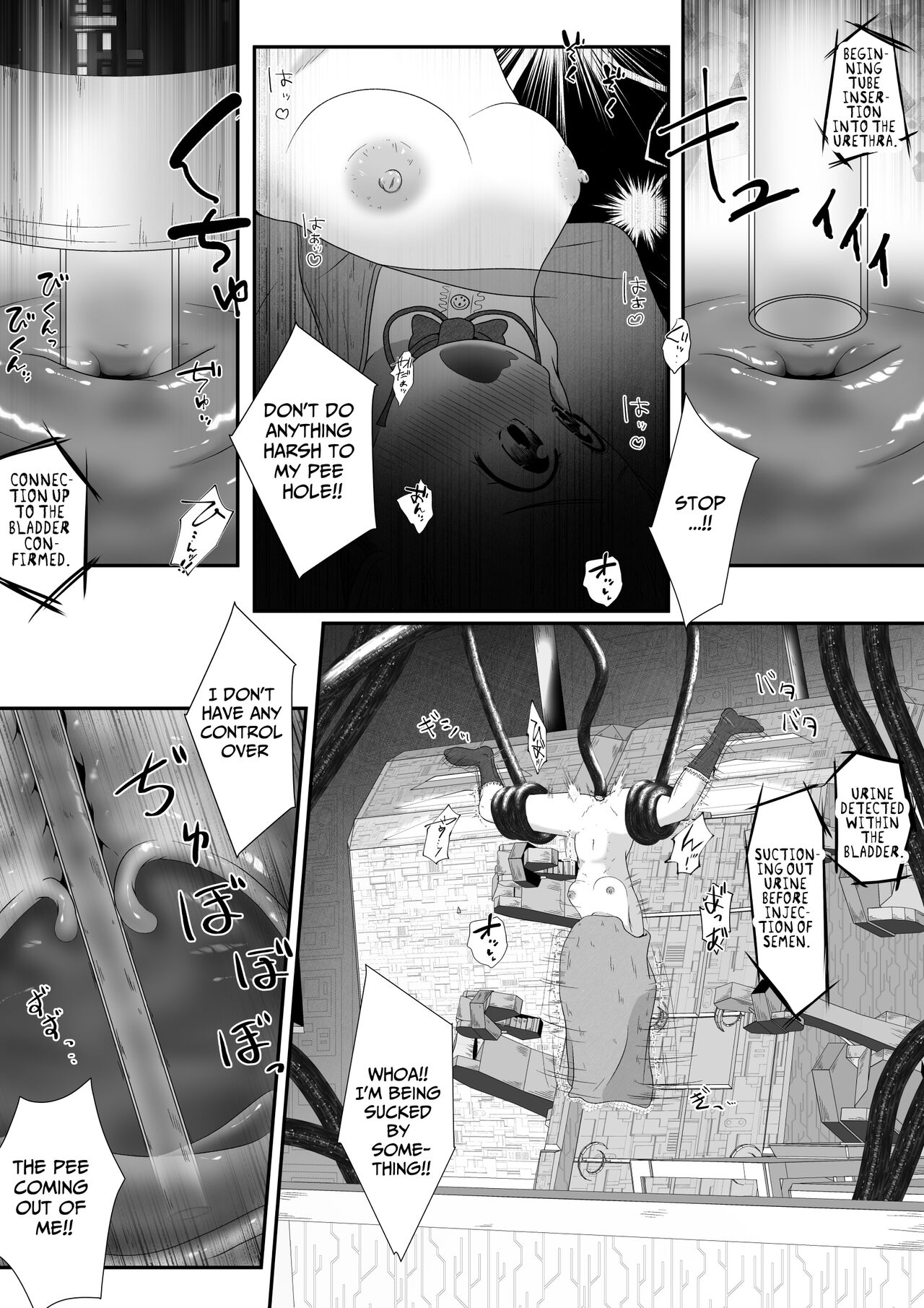 Onnanoko no Shintai-chuu no Ana o Seieki de Ippai ni Shita Joutai de Hitasura Zecchou Sasetsuzukeru Ohanashi | Getting Cum in Every Orifice... For Science! page 10 full