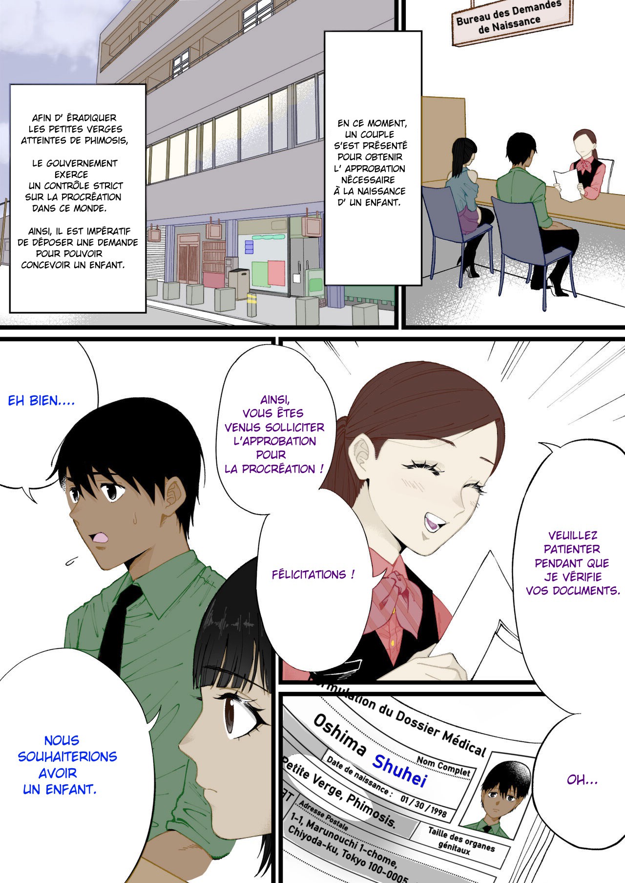 Mugicya World - Un Monde où les Hommes ayant des Pénis avec Phimosis sont privés du plaisir d'être Parents - page 2 full