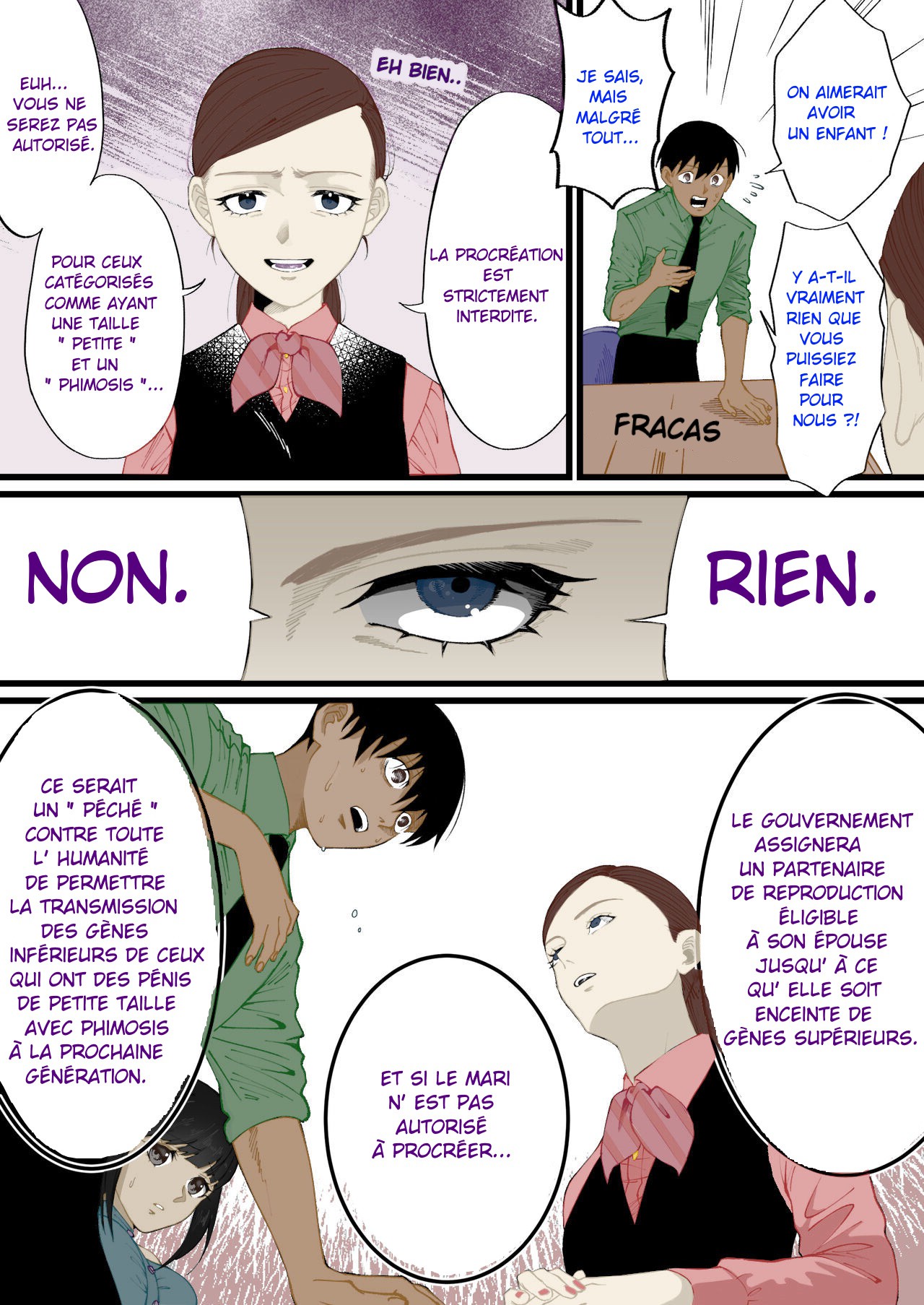 Mugicya World - Un Monde où les Hommes ayant des Pénis avec Phimosis sont privés du plaisir d'être Parents - page 3 full
