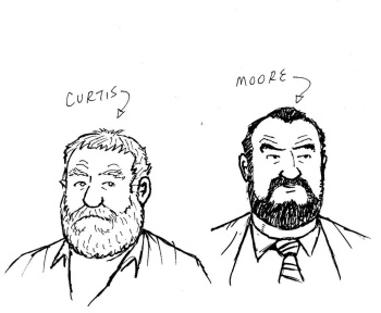 Dos Gordos audaces: Curtis y Moore cover