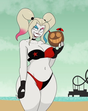 Open Bar - Harley Quinn cover