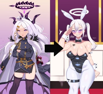 Hina Mob Bunny Transformation cover