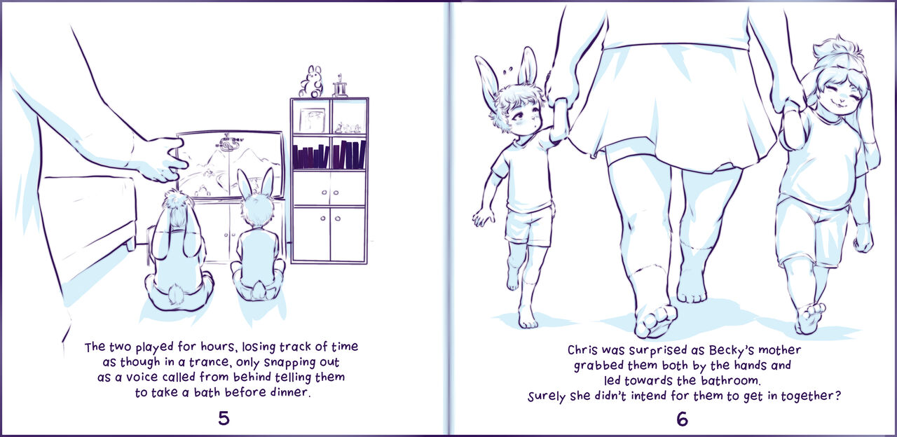 Rub-a-Dub-Dub 2 Bunnies in a Tub page 4 full