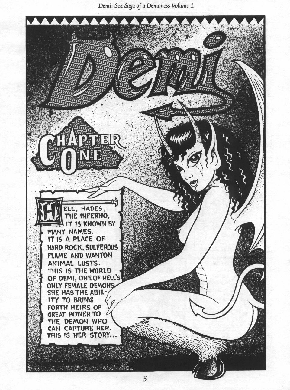 Demi: Erotic Saga of a Demoness - Volume #1 page 5 full