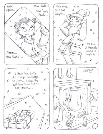 The Panty Thief Xmas cover
