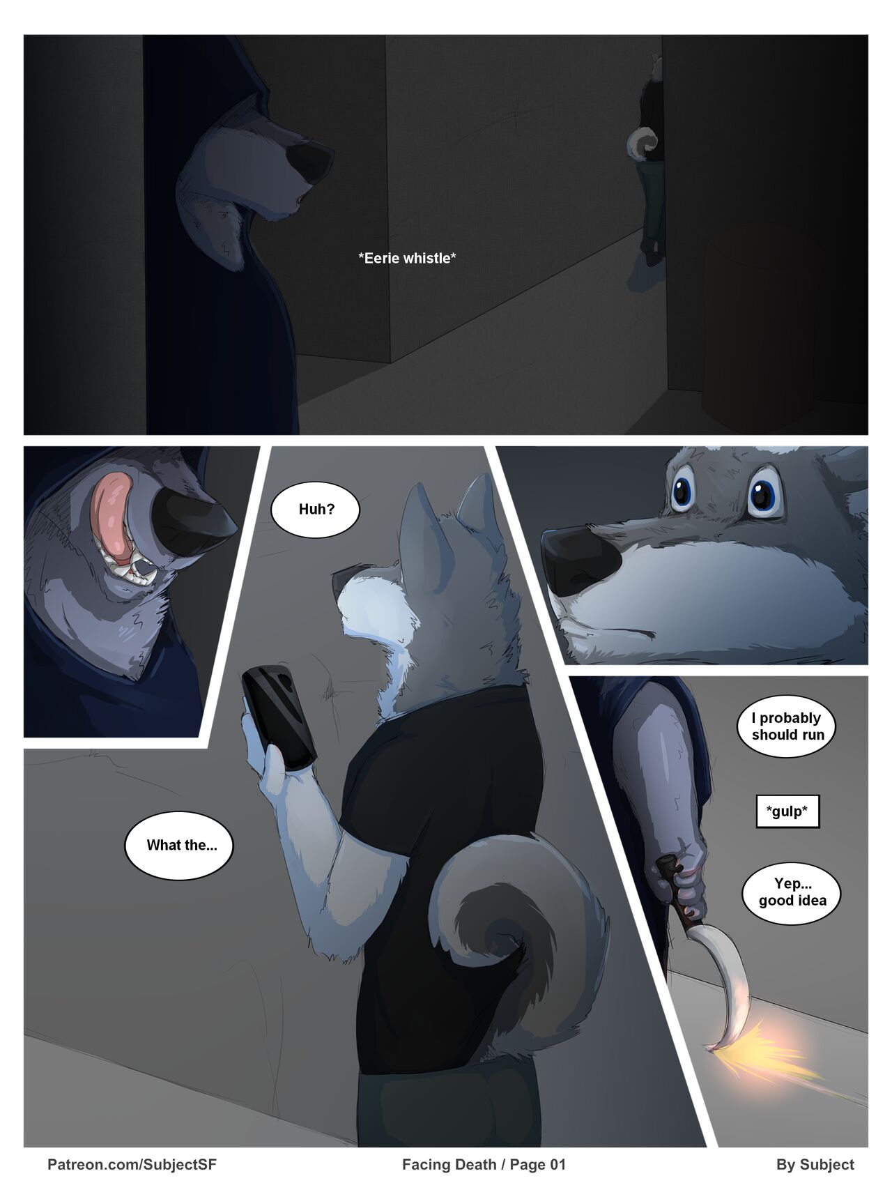 Facing Death page 1 full