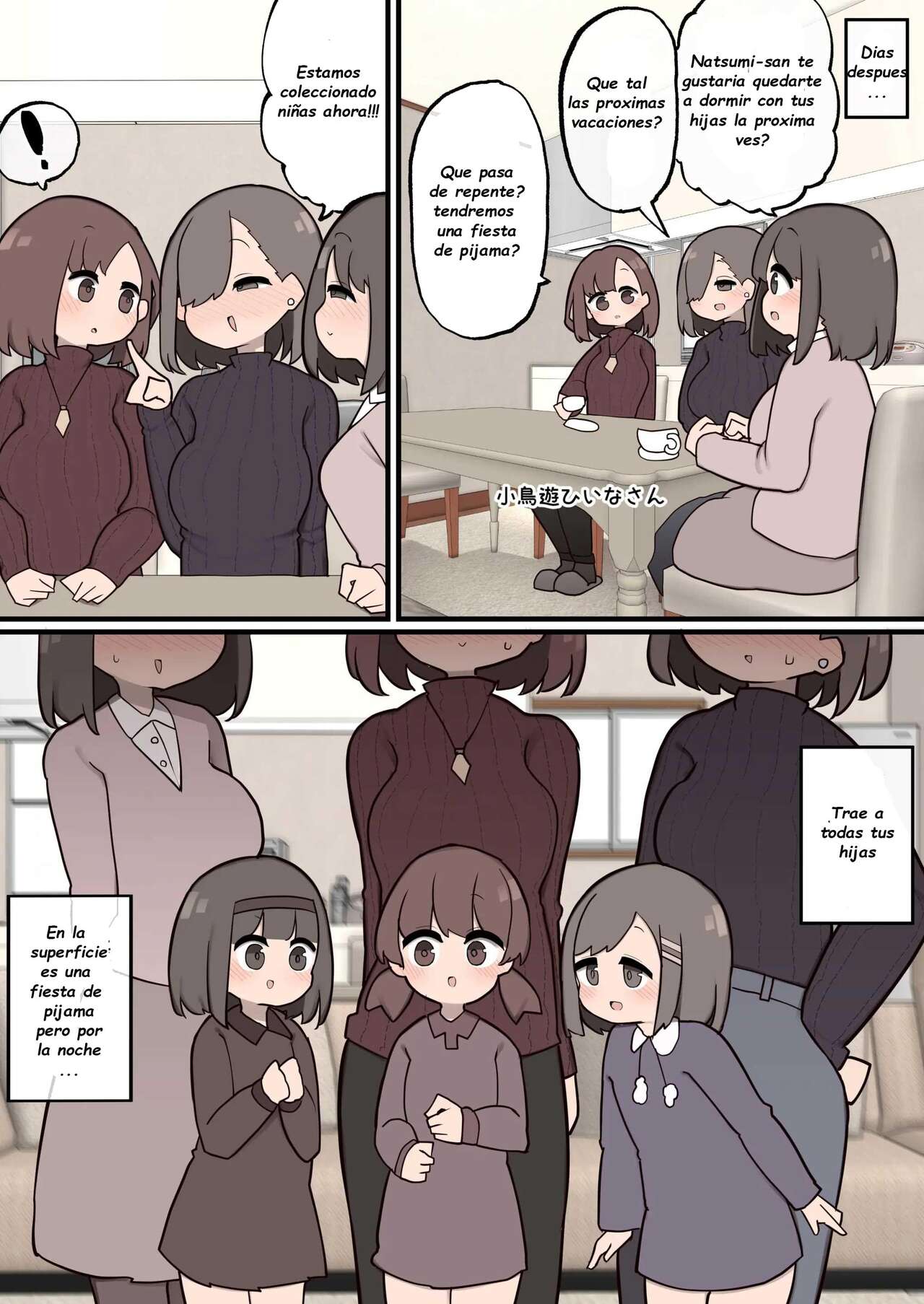 Musume to Musume no Tomodachi to Ecchi Shichaimashita 2 | Tuve Sexo con mi Hija y su Amiga Parte 2 page 4 full