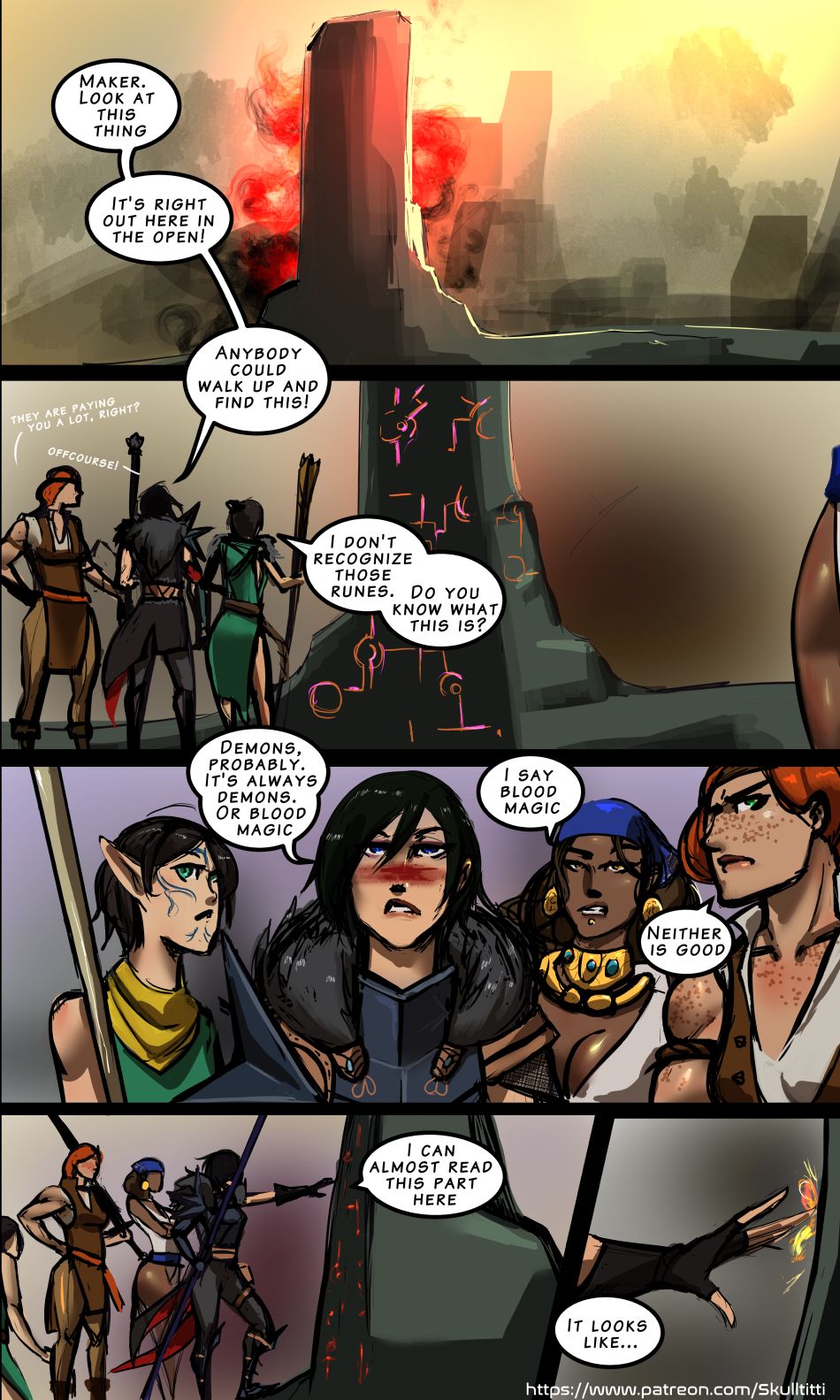Dragon Age comics page 1 full