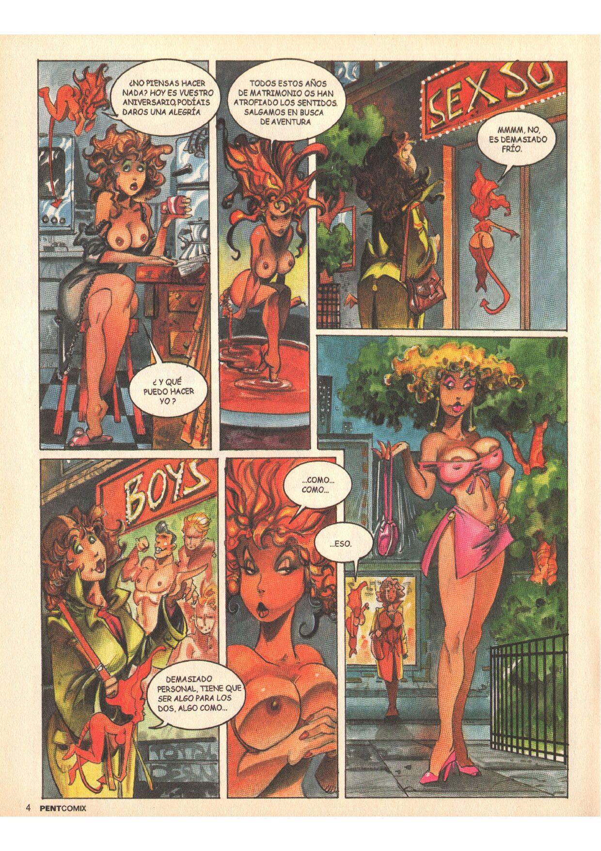 Penthouse Comix #63 page 4 full