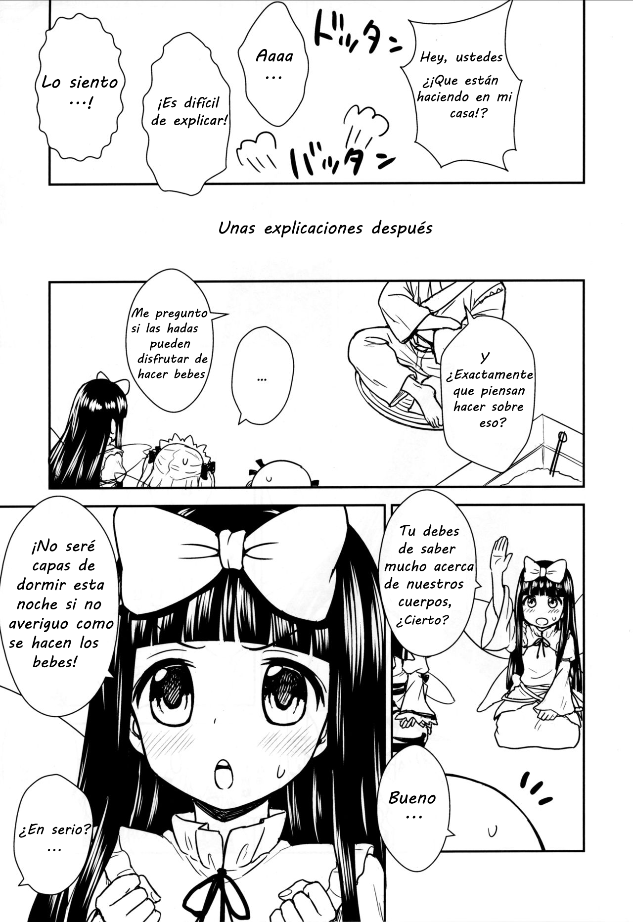 Sanyousei to Obenkyoukai | Aprendiendo con tres hadas page 4 full