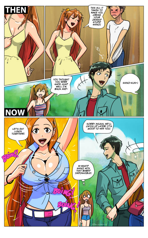 Shinji Asuka and Orihime page 1 full