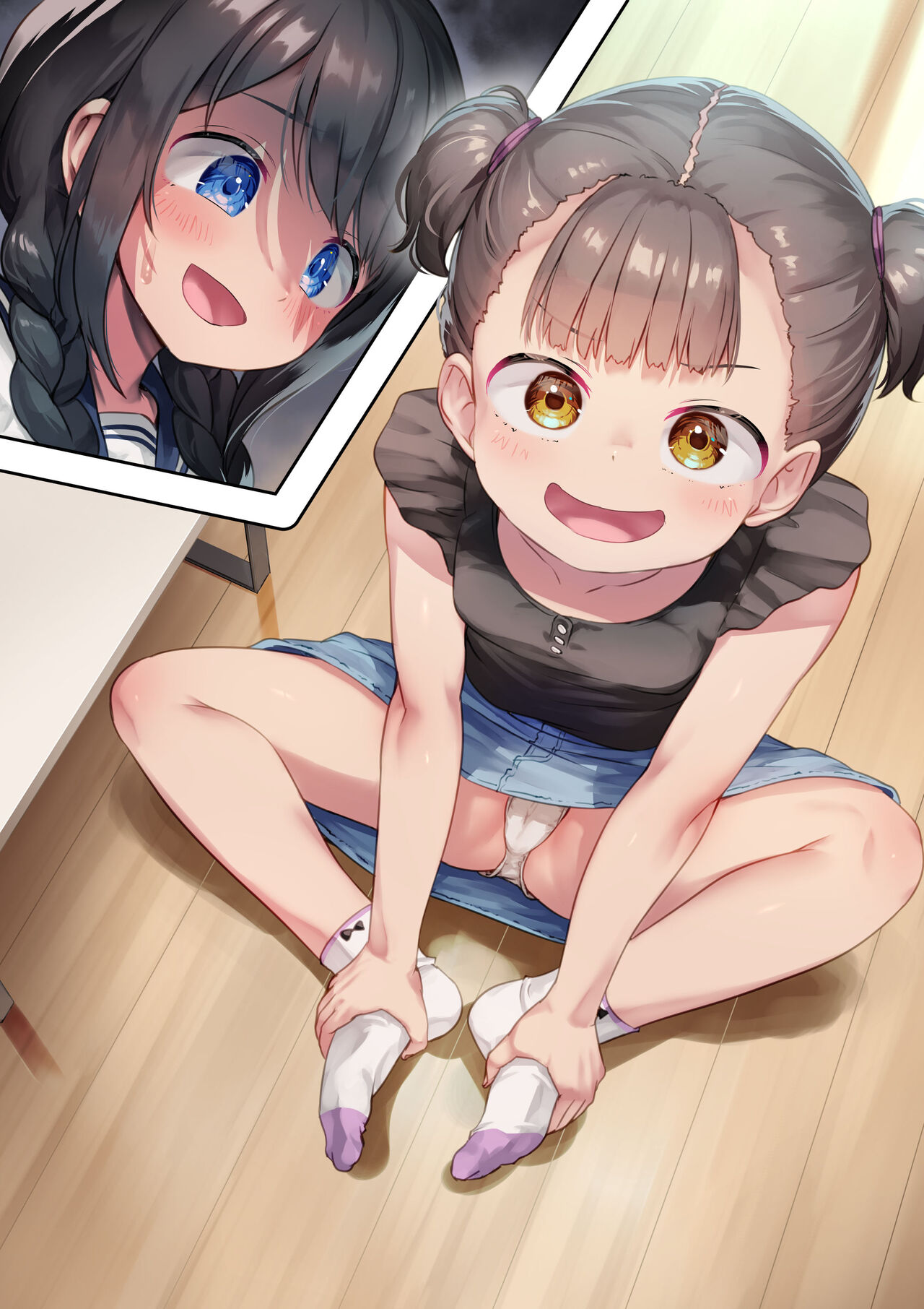 Toshi no Hanareta Imouto ni Bukkaru Houhou o Omoitsuita Futanari-chan page 8 full