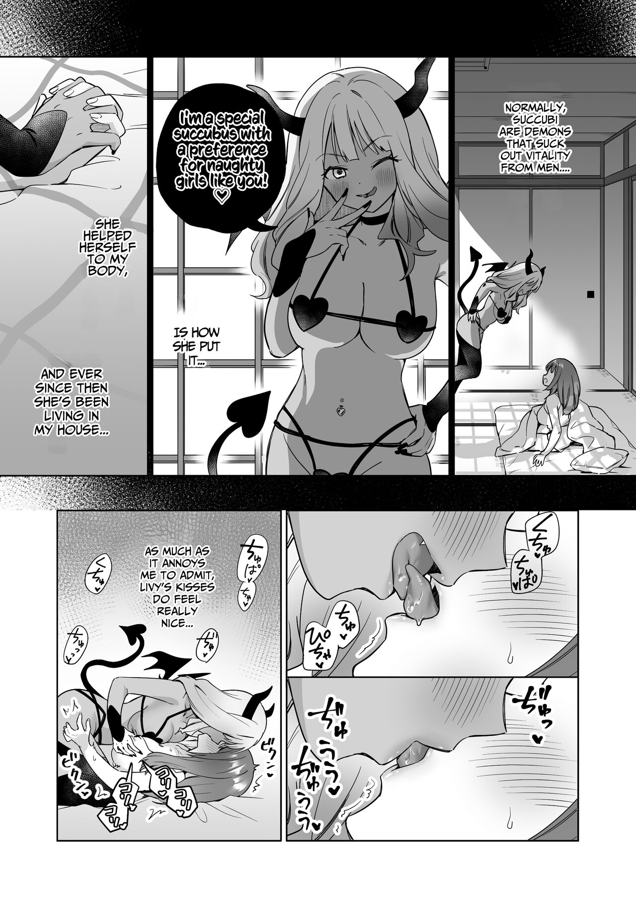 Yuri Kakusei Succubus vs Yuri Kakusei Kunoichi ~Watashi no Karada de Yuri Ecchi Battle suna!~ | Lesbian Awakening: Succubus vs Kunoichi! ~Don't Use My Body to Fight your Sexy Lesbian Battle~ page 10 full