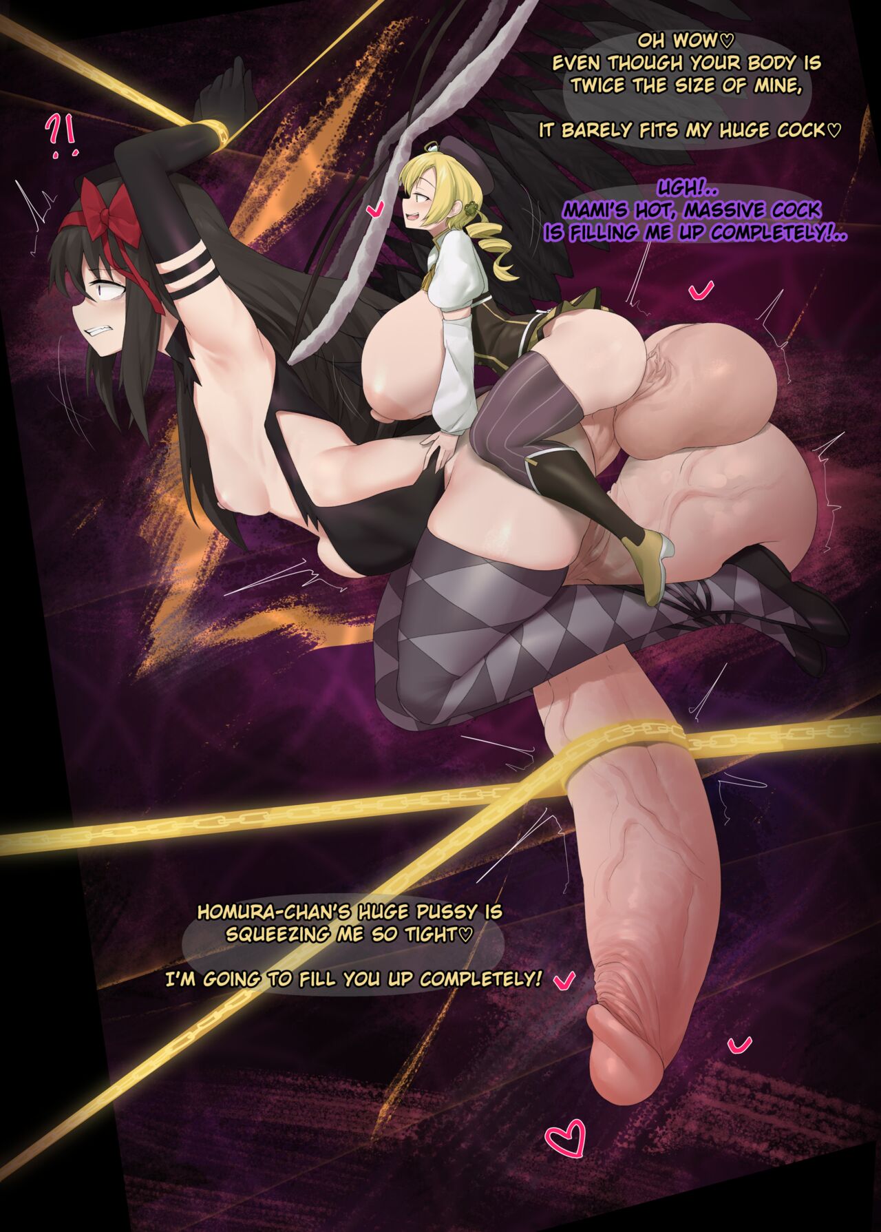 Hyper Futa Mami x Futa Devil Homura page 2 full
