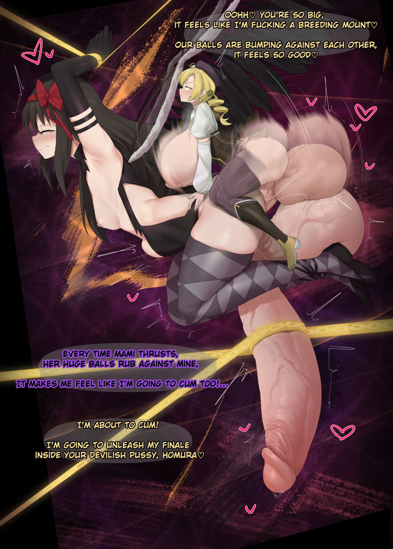 Hyper Futa Mami x Futa Devil Homura page 3 full