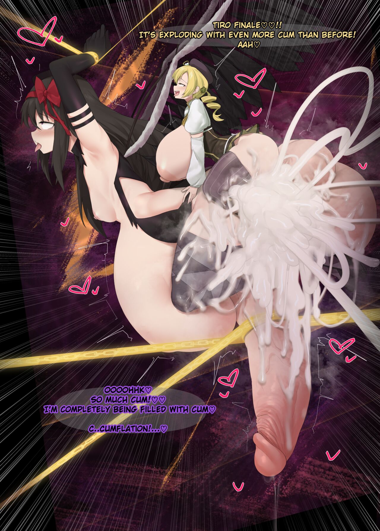 Hyper Futa Mami x Futa Devil Homura page 6 full