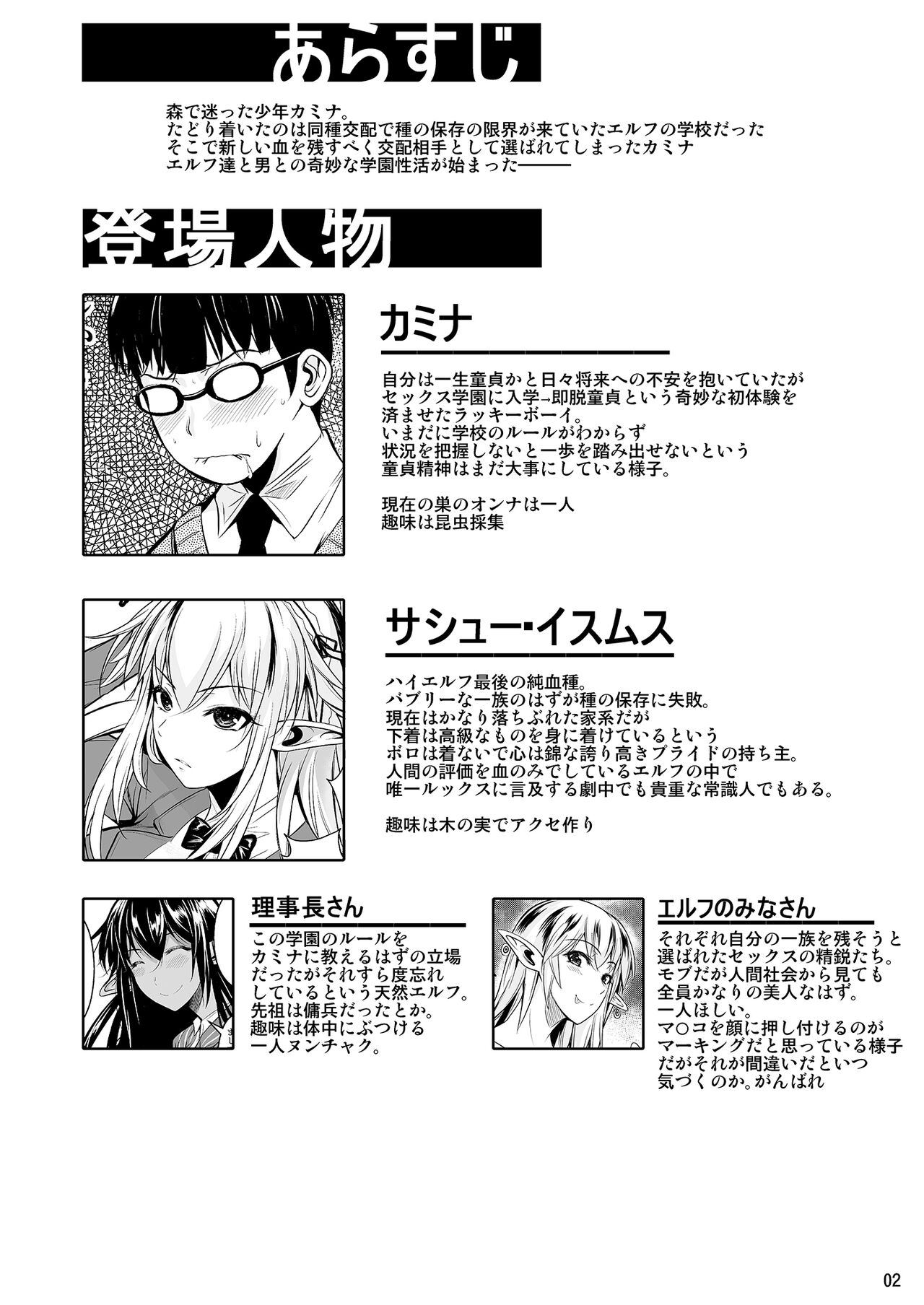 High Elf × High School Shiro page 3 full