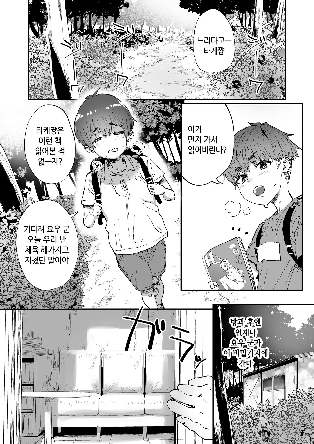 Shiranai Onee-san ga Bokura no Himitsu Kichi ni Yattekita! | 모르는 누나가 우리들의 비밀기지에 찾아왔다! page 3 full