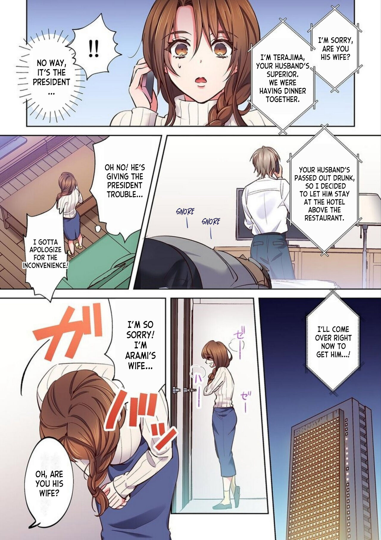 Nemuru Otto no Mae de Otosareta Hitozuma "Mou Ikitakunai no... Yurushite Kudasai..." 1 | A Married Woman Fucked In Front Of Her Sleeping Husband "I Don't Want To Cum Anymore... Please Forgive Me..." 1 page 4 full