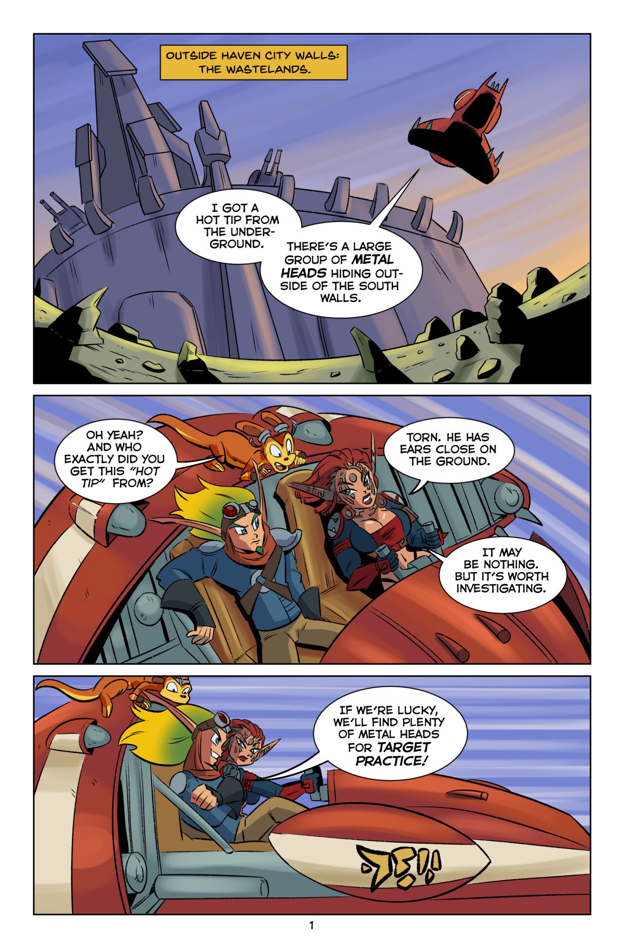 Jak and Ashelin: Stakeout page 2 full