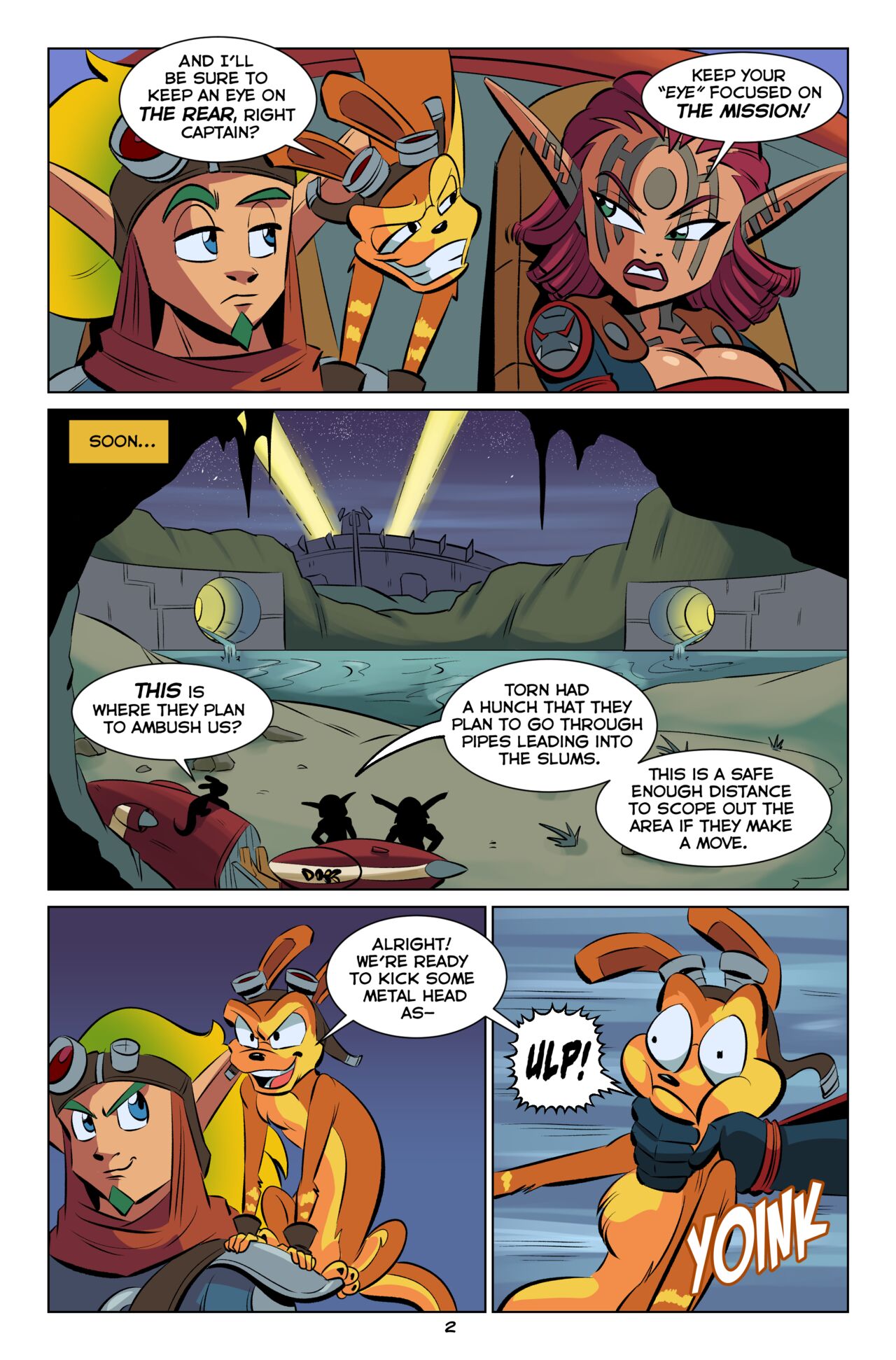 Jak and Ashelin: Stakeout page 3 full