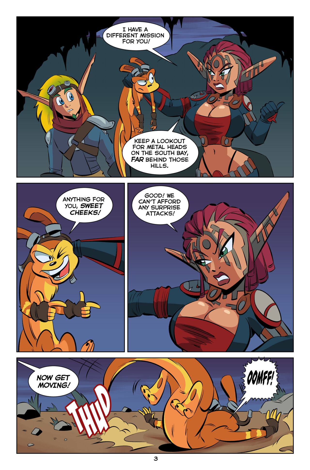 Jak and Ashelin: Stakeout page 4 full