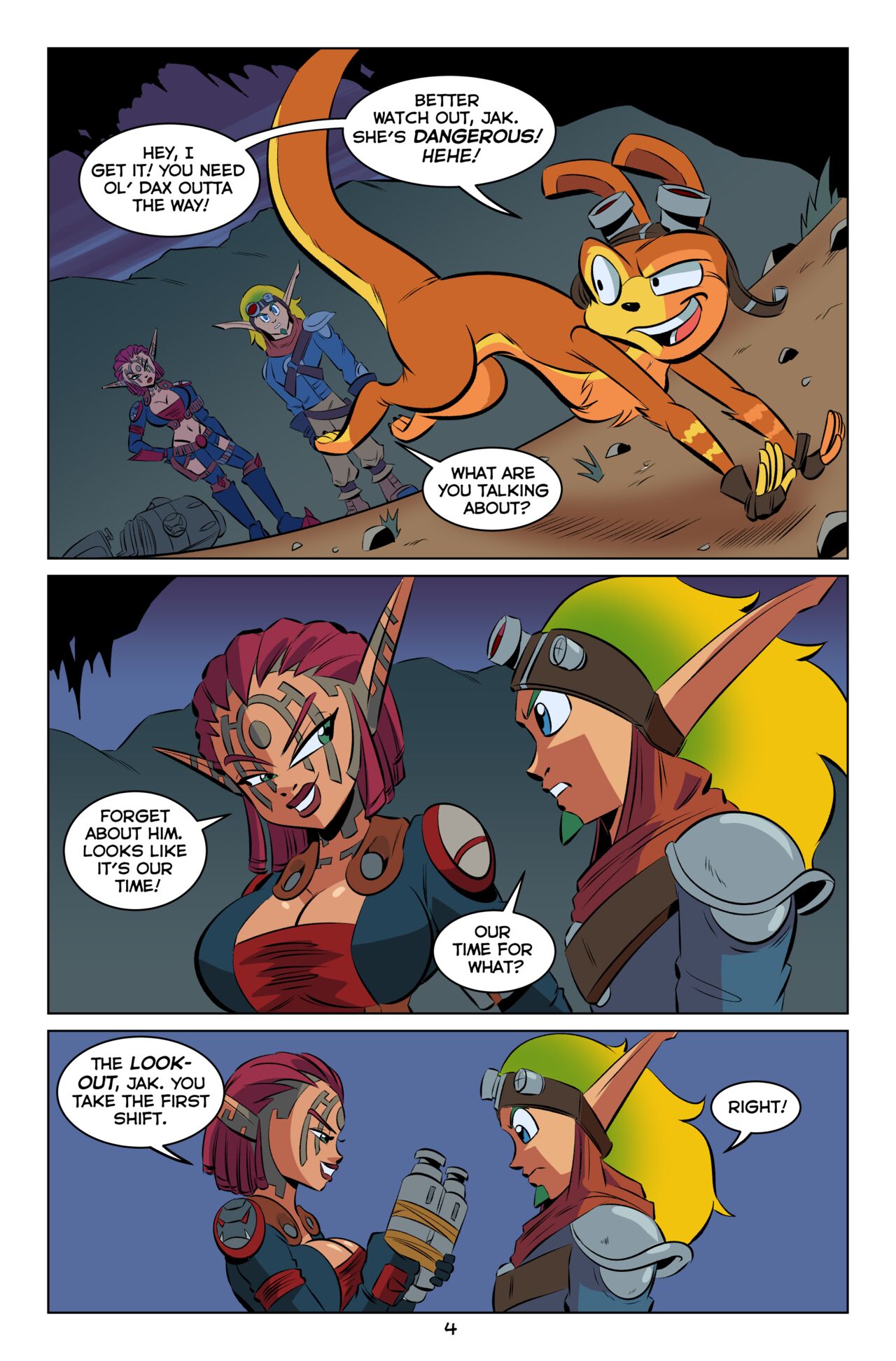 Jak and Ashelin: Stakeout page 5 full
