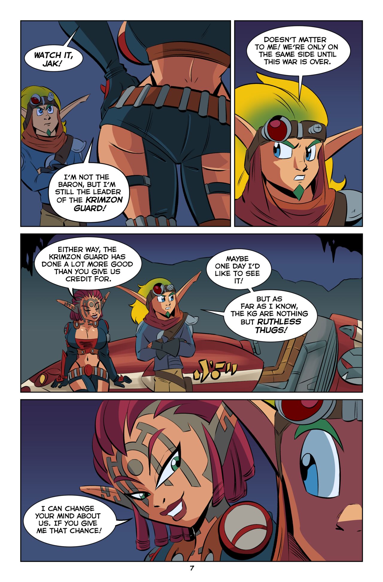 Jak and Ashelin: Stakeout page 8 full
