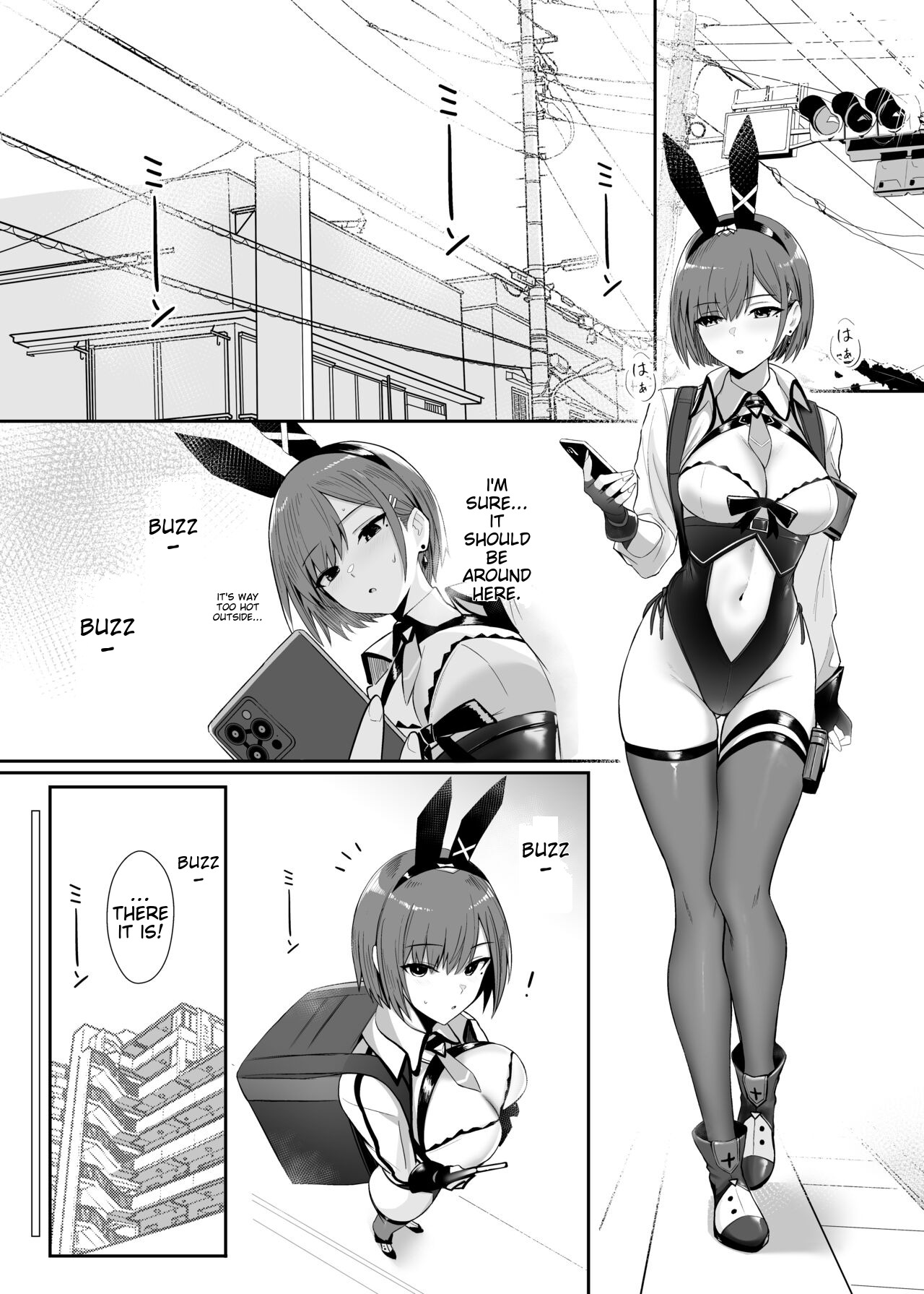 Haitatsu Bunny Girl to Service Ecchi 3 - Delivery Bunny Girl 3 page 3 full