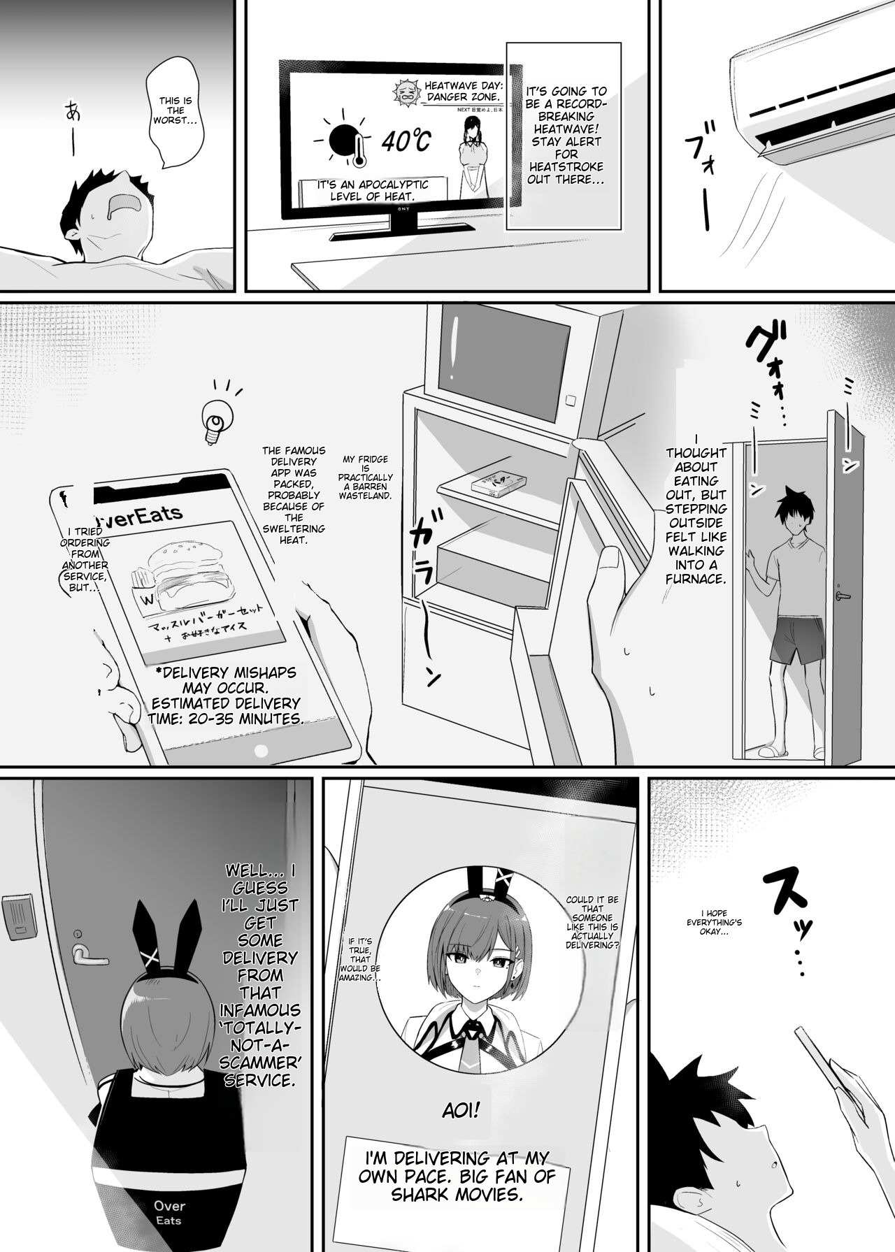 Haitatsu Bunny Girl to Service Ecchi 3 - Delivery Bunny Girl 3 page 4 full