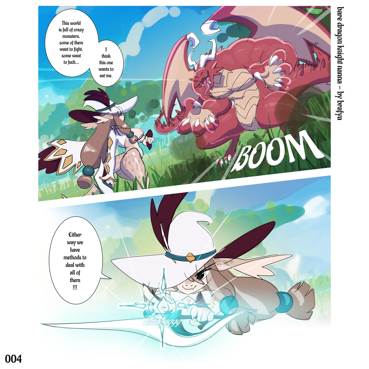 Bare Dragon Knight Nanna page 5 full
