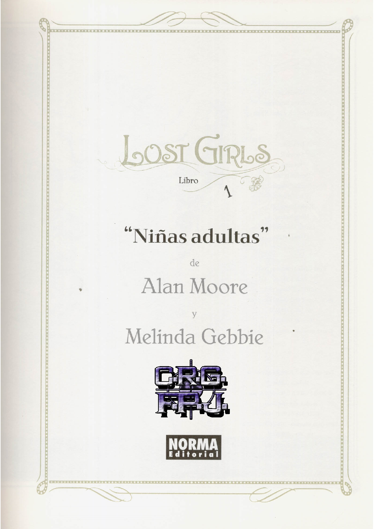 Lost Girls 1 page 9 full