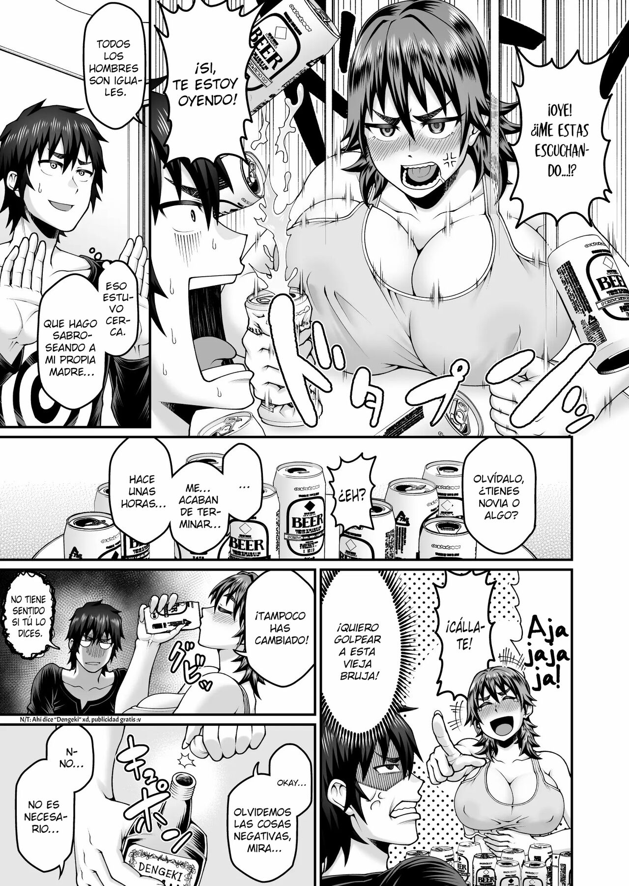 Ore no Kaa-san wa Muboubi de Erosugiru | Mi Mamá Es Demasiado Descuidada Y Ardiente page 6 full