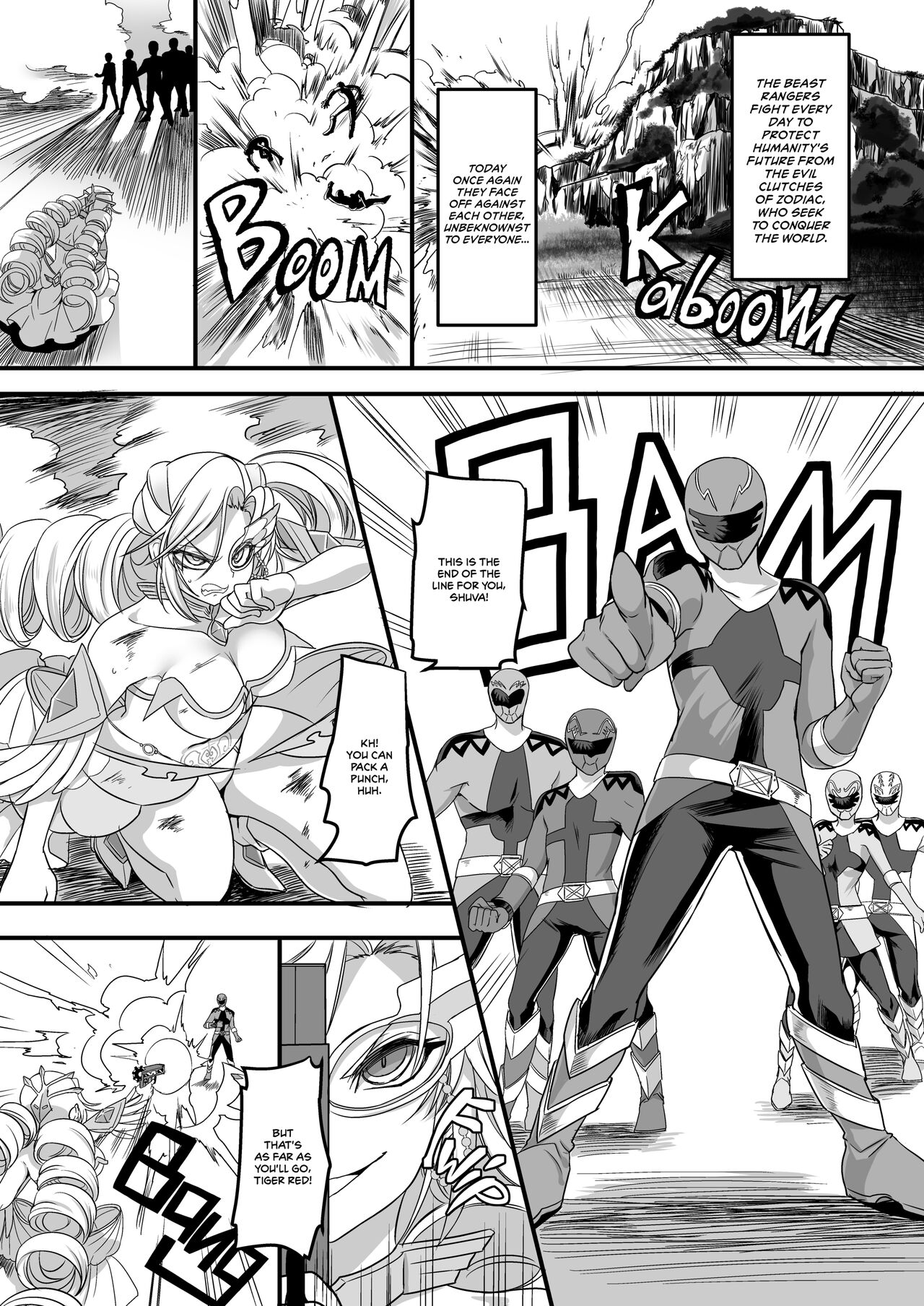 Beast Ranger Tiger Red: The Downfall of Justice page 2 full