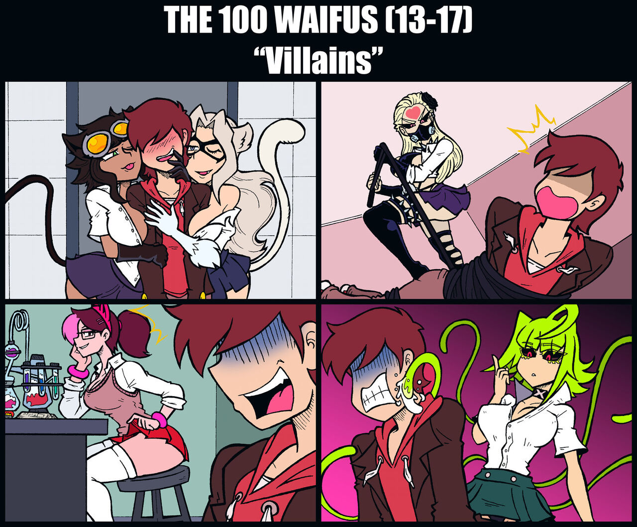 The 100 WAIFUS page 4 full