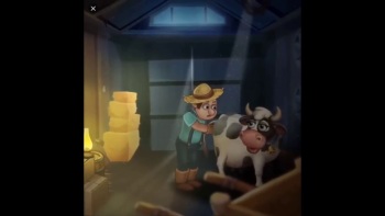 Idle Farmer Cow Commercial cover