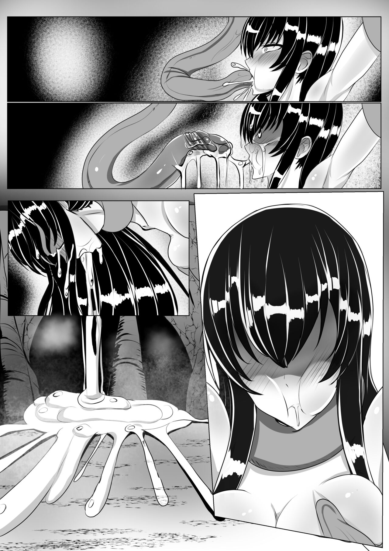 Saeko dominated by a tentacled enemy page 5 full