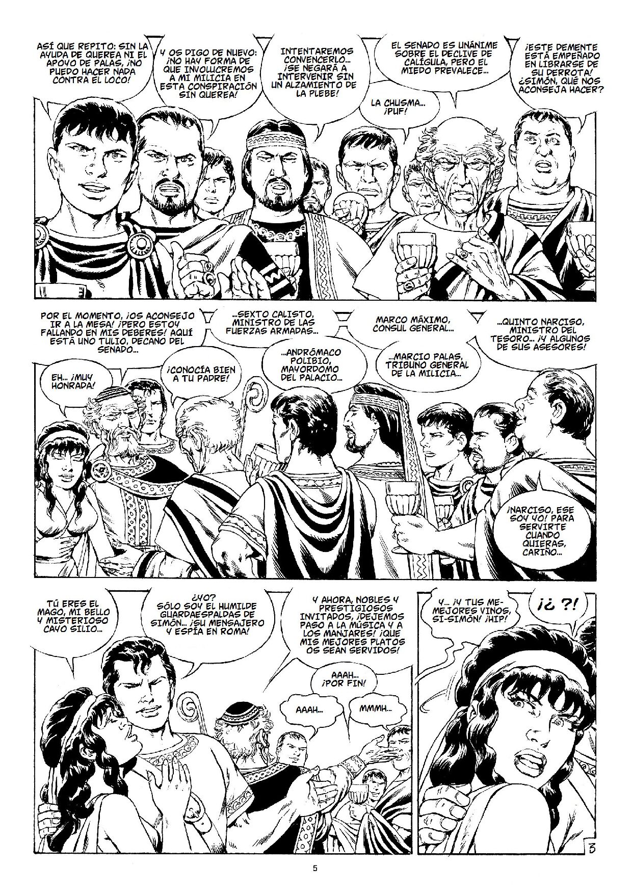 Mesalina - Acto II: El Templo y la Espada page 5 full