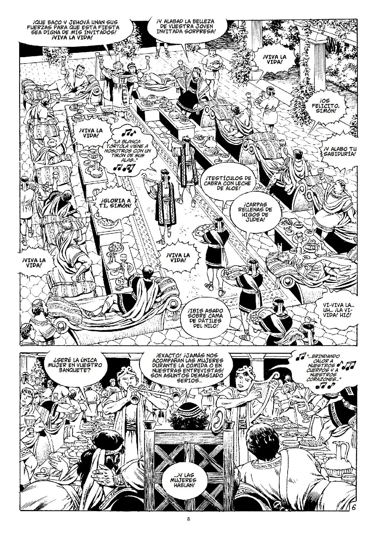 Mesalina - Acto II: El Templo y la Espada page 8 full