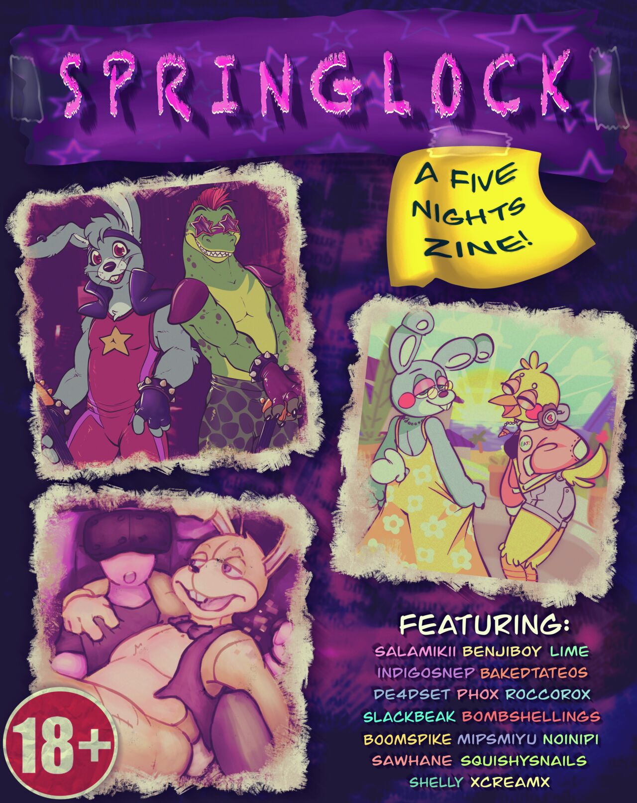 Springlock: A Five Nights Zine! page 1 full