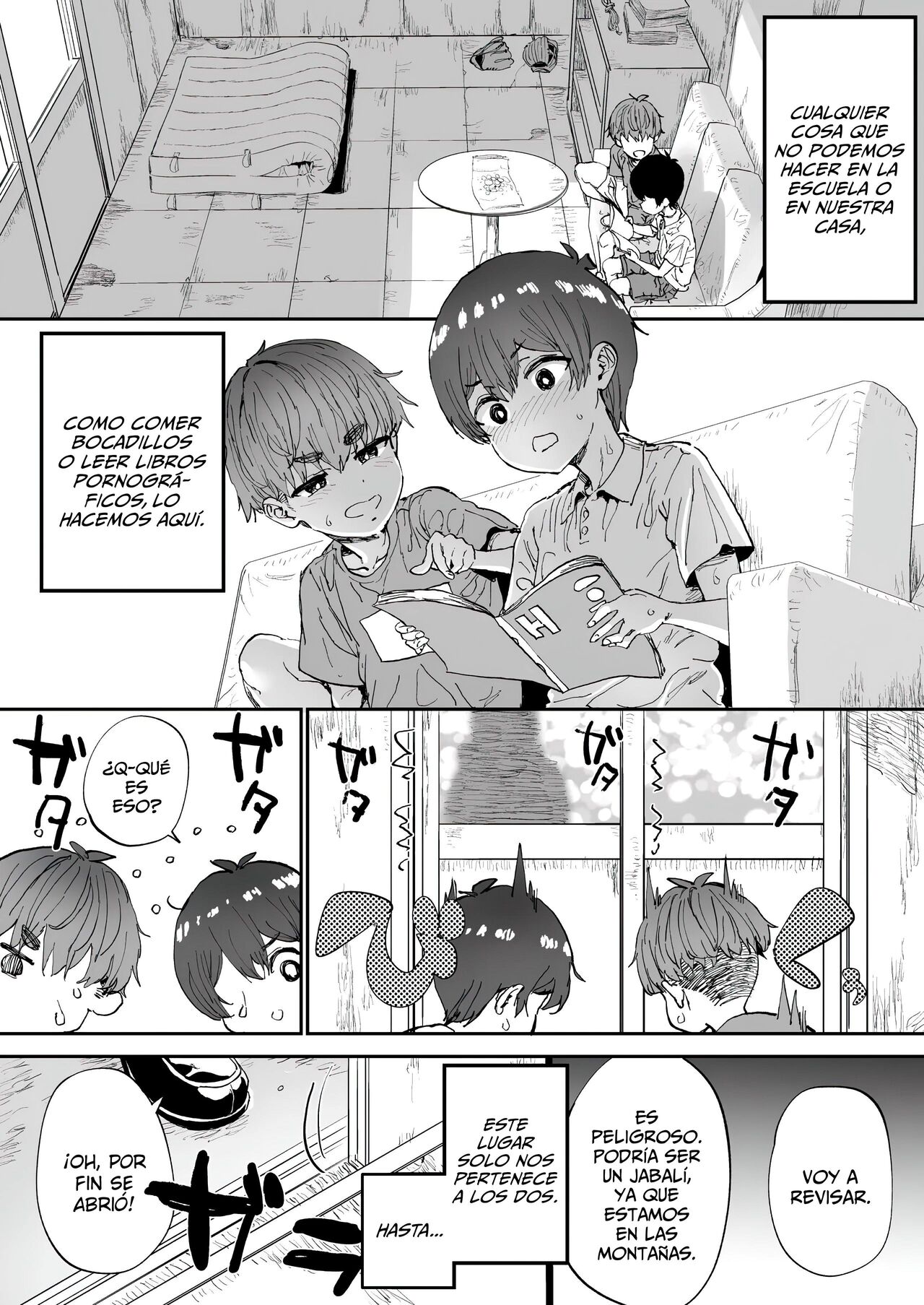 Shiranai Onee-san ga Bokura no Himitsu Kichi ni Yattekita! | ¡Una Mujer Random Apareció De Repente En Nuestra Base Secreta! page 4 full