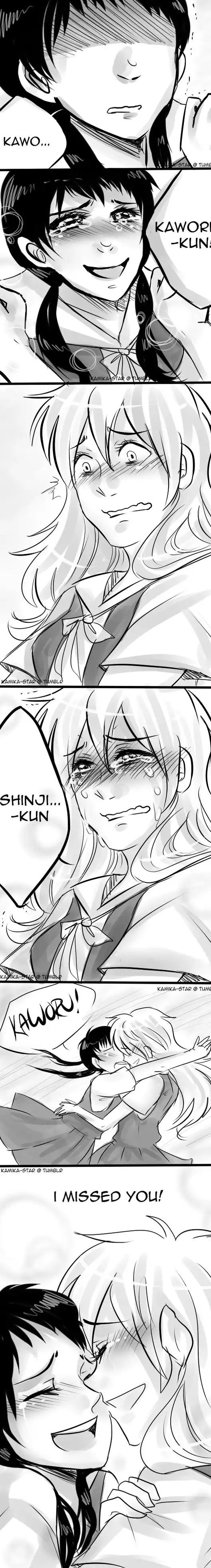 Random shinji x kaworu comic page 2 full