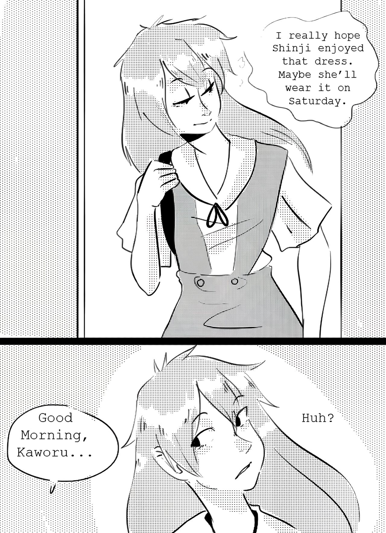 Random shinji x kaworu comic page 3 full