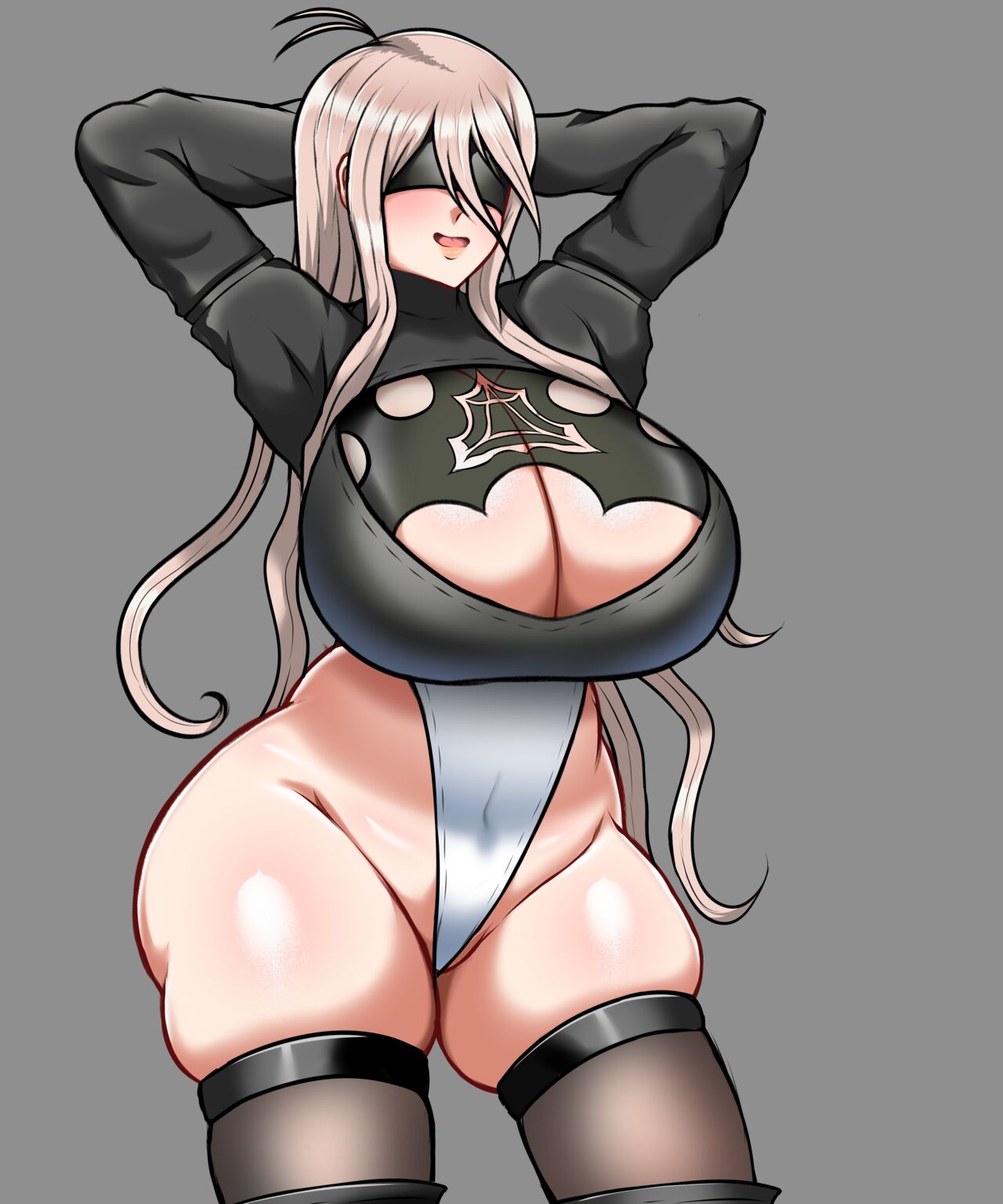 MIU IRUMA - 2B COSPLAY TWERKING page 9 full