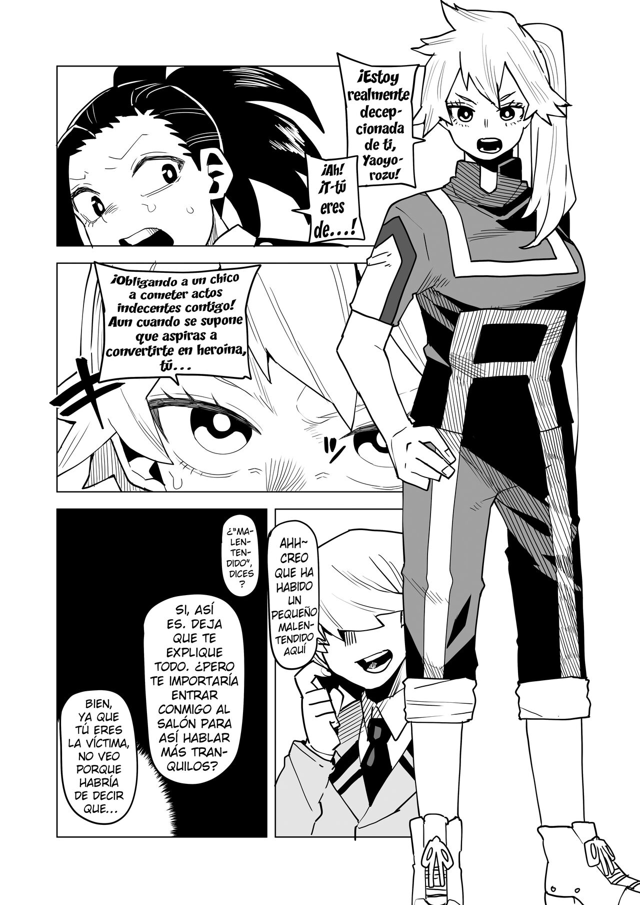 Teisou Gyakuten Mono Kendou Itsuka no Baai | Academia de Héroes &amp; una Moralidad Invertida 15: ~Kendo Itsuka~ page 5 full