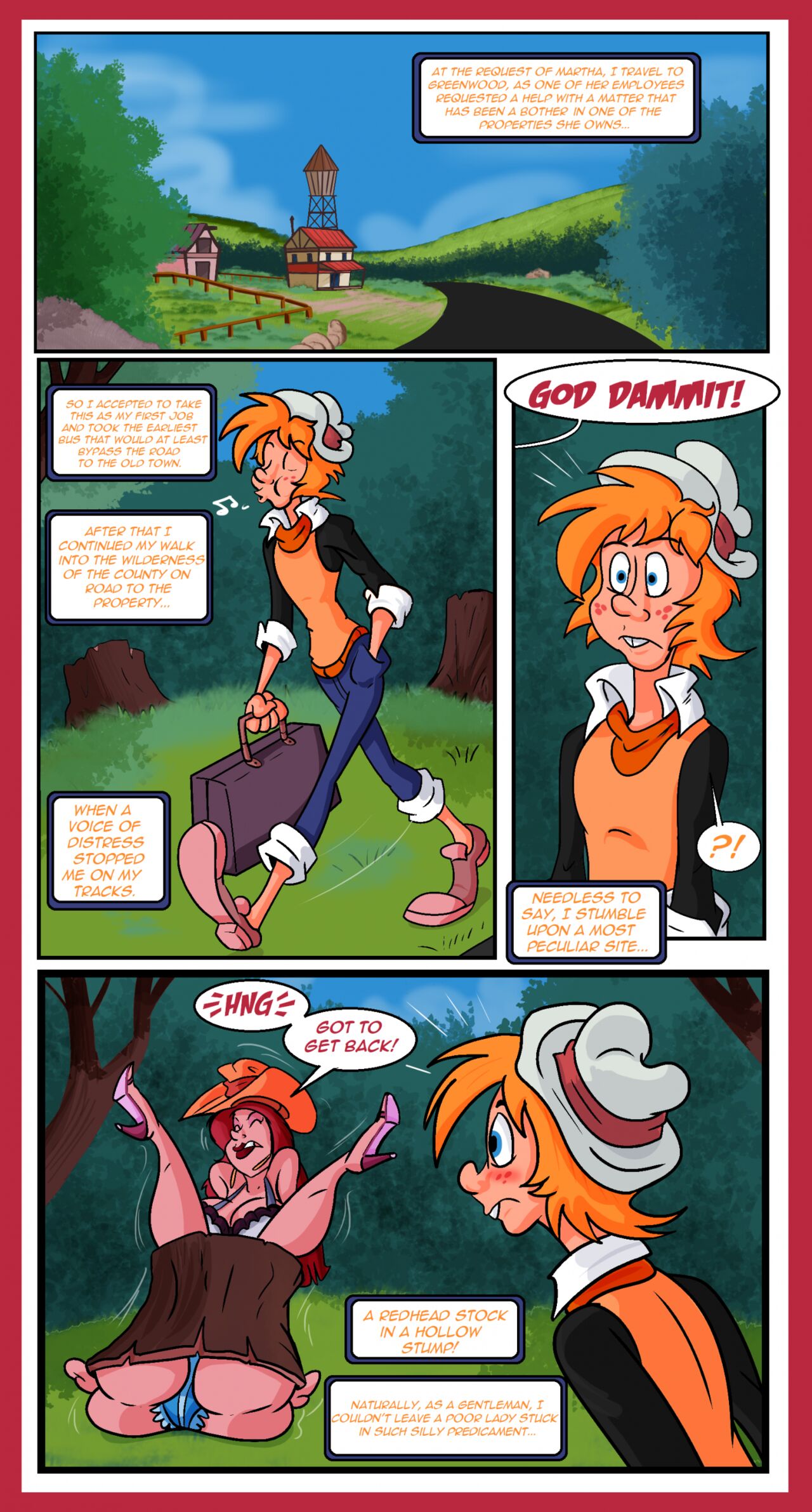 Johnny &amp; Marshie: A House of Boobs page 3 full