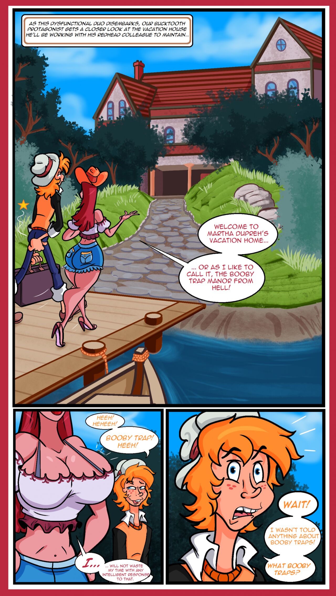 Johnny &amp; Marshie: A House of Boobs page 8 full