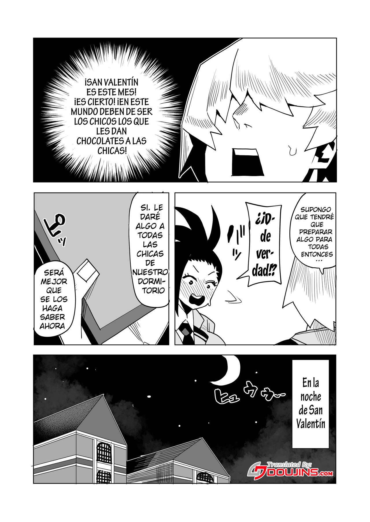 Teisou Gyakuten Mono Valentine no Baai | Academia de Héroes &amp; una Moralidad Invertida 14: ~San Valentín~ page 2 full